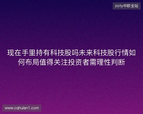 现在手里持有科技股吗未来科技股行情如何布局值得关注投资者需理性判断